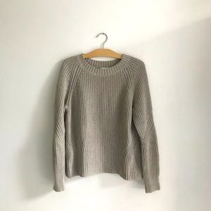 Textured Oatmeal Sweater